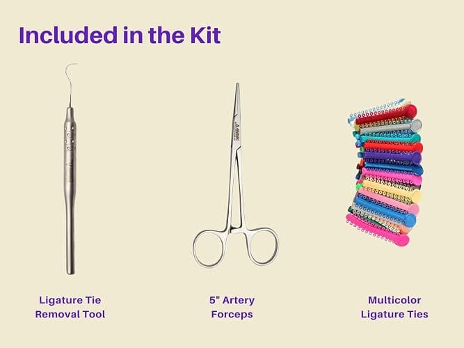 ARTMAN INSTRUMENTS Dental Braces Color Changing Kit, Orthodontic Ties Changing kit, Change The Color of Your Braces Yourself in Minutes Ligas para Brackets Ortodoncia thumbnail 3