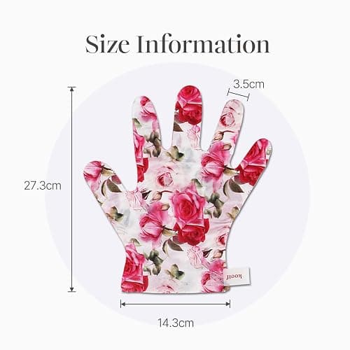 koelf PETITFEE Rose Petal Satin Hand Mask (5pairs) - Intensive Nourishing, Moisturizing Gloves, Rose Scented Hand Repair Masks with Peptide, Collagen, Shea Butter for Silky Smooth Hand, Hand Treatment thumbnail 6