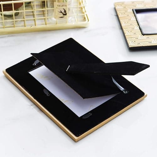Kimdio 4x6 Picture Frame Resin Table Gold Photo Frames Rustic Frame with High Definition Glass for Wall or Tabletop Display thumbnail 6