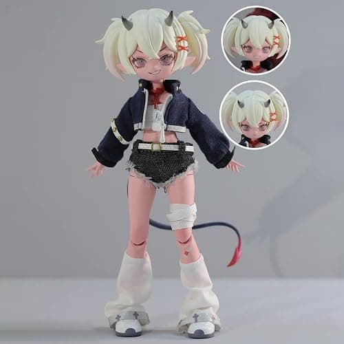 BEEMAI Cooze Devil Horns Series Single Box (Contains 1 Figure), 1/8 BJD Blind Box Cute Figures Collectibles Birthday Gift thumbnail 5