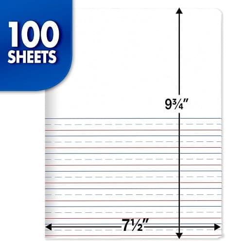 Mead Primary Journal Creative Story Tablet Composition Notebook, 7.5" x 9.75", Grades K-2, 100 Sheets, Color Selected For You (10297) thumbnail 3