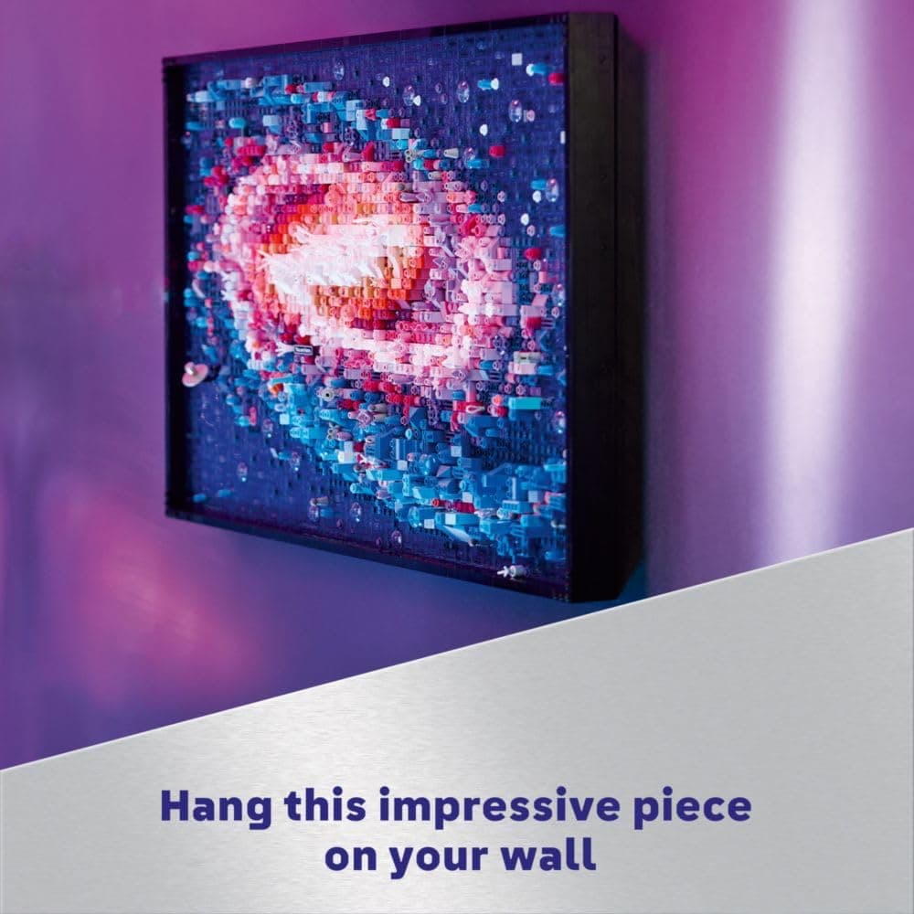 LEGO Art The Milky Way Galaxy Space Set for Adults, Relaxing Arts & Crafts Puzzle Activity for Astronomy and Design Lovers, Home or Office Wall Décor Idea for Men & Women 31212 thumbnail 6