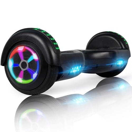 LIEAGLE Hoverboard, 6.5" Self Balancing Scooter Hover Board with Bluetooth Wheels LED Lights for Kids Adults - Image 1