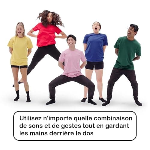 Asmodee - BRUITAGES - Jeu de Société d’Ambiance Drôle & Rapide – Party Game de Bruitages + Mimes Mains Derrière Le Dos – Soirées Famille & Amis dès 14 Ans – 2+ Joueurs - 30 Min - en Français thumbnail 5