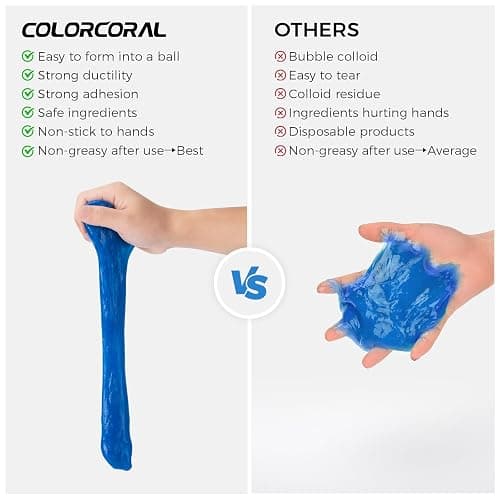 ColorCoral Universal Cleaning Gel for Office Electronic Products Keyboard Cleaner Dust Cleaning Gel for Car Interior Cleaning,Car Putty Reusable Slime goo, Magic Cleaning Putty for Vehicle Vents thumbnail 6