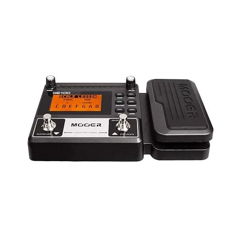 MOOER GE100 Multi-Effects Guitar Pedal with 80 Presets, 66 Effects, Loop and 40 Drum Rythm. Distortion, Expression Volume Wah Pedal, Tap Tempo, Headphone Out, LED Screen, Tuner thumbnail 7