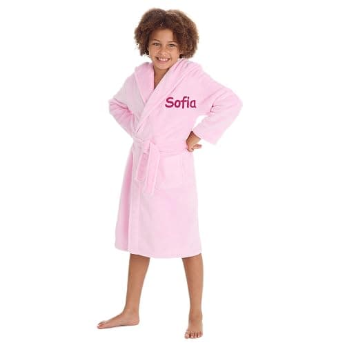 Personalised bathrobe - pink thumbnail 3
