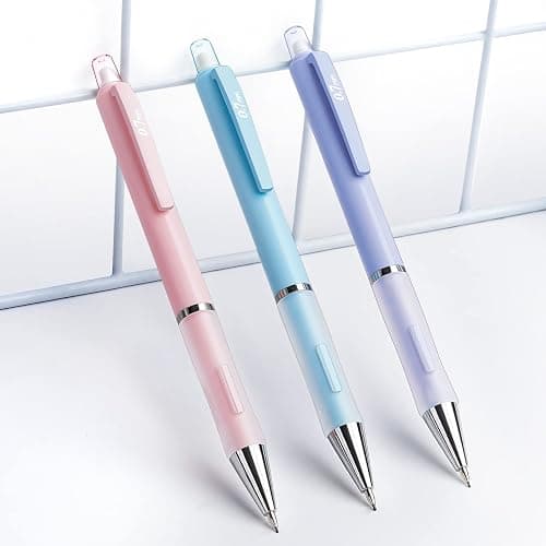 Four Candies Pastel Mechanical Pencil Set 0.7mm, with HB #2 Lead Refills, Cute Erasers & Eraser Refills, 13-Count Pack, Aesthetic School Supplies for Writing, Drawing and Sketching thumbnail 8