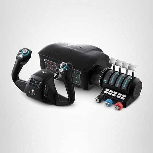 Turtle Beach VelocityOne Flight Universal Control System - Xbox Series X & Xbox Series S, Xbox One & Windows 10 & 11 PCs with Yoke Handle, Throttle Quadrant, Trim Wheel & Rudder Controls thumbnail 10