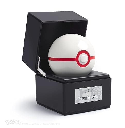 The Wand Company Original Poké Ball Authentic Replica - Realistic, Electronic, Die-Cast Poké Ball with Display Case Light Features – Officially Licensed by Pokémon thumbnail 4
