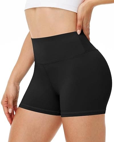Runhit Women's Workout Biker Shorts - 3"/5"/8" High Waisted Tummy Control Spandex Booty Shorts for Volleyball Gym Yoga Dance - Image 1