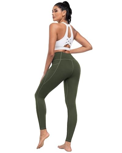 ATHVOTAR Leggings with Pockets for Women, 7 Packs High Waisted Workout Tummy Control Yoga Pants thumbnail 5