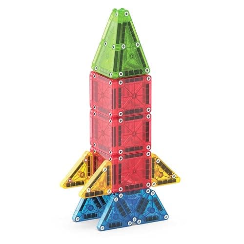 MAGNA-TILES microMAGS 26-Piece Travel Magnetic Construction Set – Bold Colors, The Original Magnetic Building Brand thumbnail 8