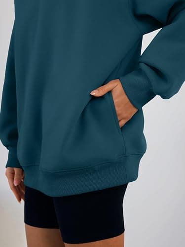 Trendy Queen Womens Oversized Hoodies Comfy Sweatshirts Spring Fashion 2026 Outfits Casual Tops Fleece Clothes with Pockets thumbnail 5