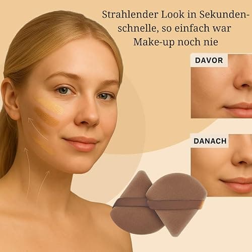 56-teiliges Make-up Pinselset mit Schwämmen, Stirnband & Tasche – Profi-Qualität thumbnail 6