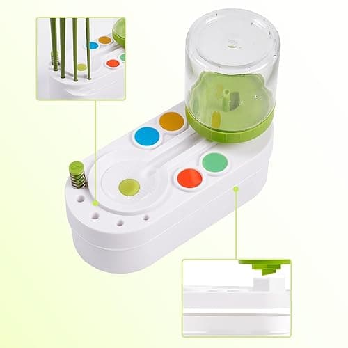 2025 Upgraded Paint Brush Cleaner Brush Rinser Water Circulation(Pre Assembled), Watercolor/Oil and Water-Based Paint Brush Cleaner Tool, Gift for Adults Artist Beginners - Green--upgraded thumbnail 5