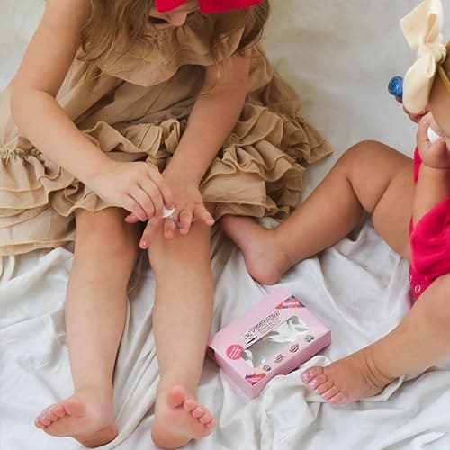 Piggy Paint Nail Polish - Non-Toxic Polish for Little Girls, Toddlers, & Kids, Water Based Formula, Safe, Cruelty Free, Vegan, & Natural, Durable Finish - Scented (4 Color Set) | Non-Toxic Polish for Little Girls, Toddlers, & Kids, Water Based Formula, Safe, Cruelty Free, Durable Finish thumbnail 9