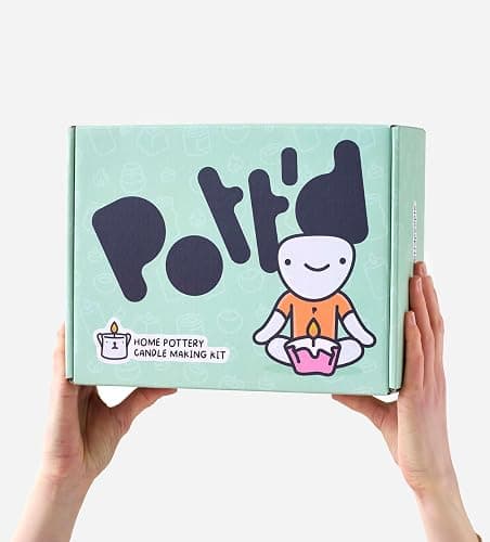 Pott’d Home Pottery Candle Making Kit, DIY Candle Making Kit for Adults. Make Your Own Candles with Air-Dry Clay, Wax, Wicks, Tools, Fragrance Oil & Easy-to-Follow Guide thumbnail 6