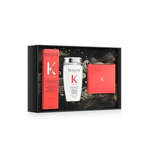 Premiere Strengthening Pre-Shampoo, Shampoo, and Mask Set for Damaged Hair - Strengthening & Smoothing, For Breakage & All Damaged Hair Types, Removes Buildup and Decalcifies with Citric Acid - Image 1
