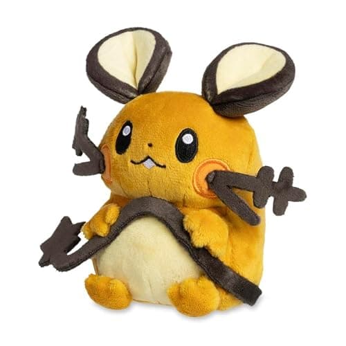 Pokémon Center: Dedenne Sitting Cuties Plush, 5 ¼ Inch - Image 1