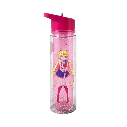 Sailor Moon Crystal 18 Ounce Plastic Water Bottle - Image 1