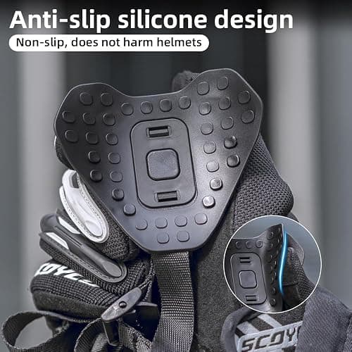 SOH Motorcycle Helmet Chin Strap Mount, Adjustable Magnetic Phone Helmet Chin Mount with Phone Clip for iPhone 16 Pro Max/15/14, Google, Samsung, LG, Pixel, Huawei, Xiaomi,All Smartphones thumbnail 8