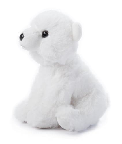 The Petting Zoo Polar Bear Stuffed Animal Plushie, Gifts for Kids, Wild Onez Babiez Zoo Animals, Polar Bear Plush Toy 6 inches thumbnail 3