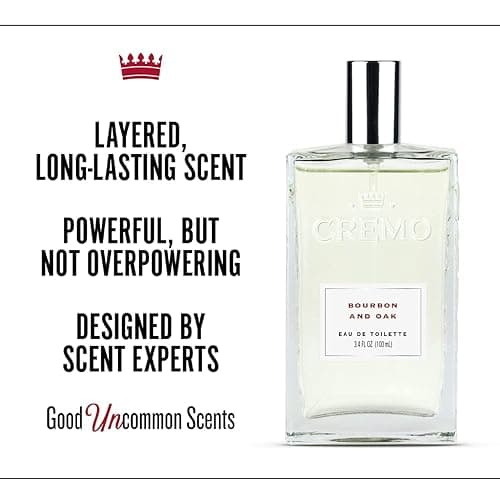 Cremo Cologne For Men - Bourbon & Oak Mens Cologne Spray, A Sophisticated Blend of Distiller’s Spice, Fine Bourbon and White Oak, Multi-Layered Signature Men's Fragrances, 3.4 Fl Oz thumbnail 5