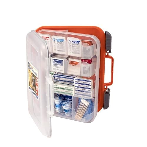 24/7 First Aid OSHA Compliant First aid Kit, All-Purpose 100-Person Emergency First Aid Kit for Business, Home, and Car in Plastic Case with Easy-Slide Latches, 336 Pieces thumbnail 2