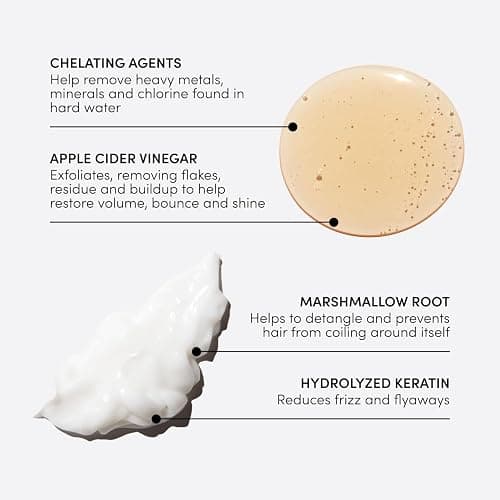 OUAI Detox Shampoo & Thick Hair Conditioner Bundle | Clarifying Shampoo for Build Up, Dirt, Oil, Product and Hard Water & Moisturizing Conditioner for Thick Hair (2 Count) thumbnail 3
