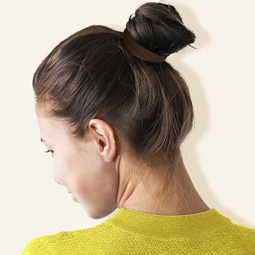 IKOCO 150PCS Hair Ties No Damage for Women, Ouchless Cotton Hair Ties for Thick Hair, Multicolor - Grey thumbnail 6