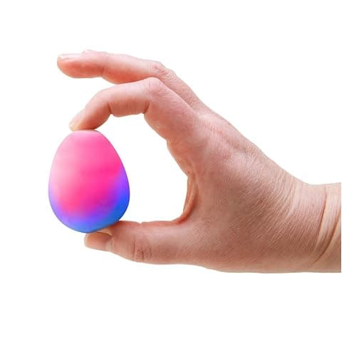 Egg Squishy Silicone Stress Relief Squeeze Fun and Cute Plaything for Office thumbnail 3