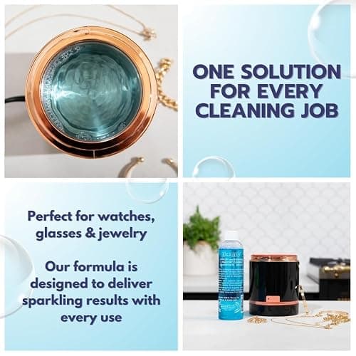 iSonic CSGJ01-8OZx1 Ultrasonic Jewelry/Eye Wear Cleaning Solution Concentrate,Blue thumbnail 4