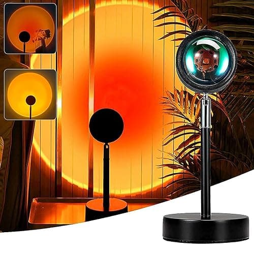osome Sunset Lamp Projector for Room,LED Night Light with Remote Control 16 Colors,Photography/Selfie/Home/Living Room/Bedroom Decor,Romantic Visual Projection Lamp - Image 1
