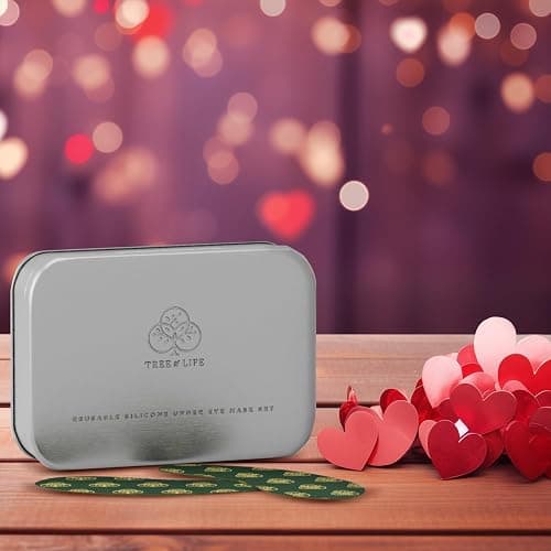 Tree of Life Reusable (90 Uses) - Dark Circles Under Eye Treatment Patches for Puffy Eyes - Silicone Patch to Reduce Puffiness - Mask for Reducing Wrinkles & Fine Lines - Dermatologist-Tested, 1 Pair thumbnail 3