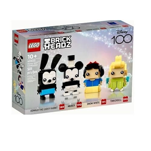 LEGO BrickHeadz Disney 100th Celebration Mickey Mouse, Snow White, Tinkerbell & Oswald The Lucky Rabbit thumbnail 3