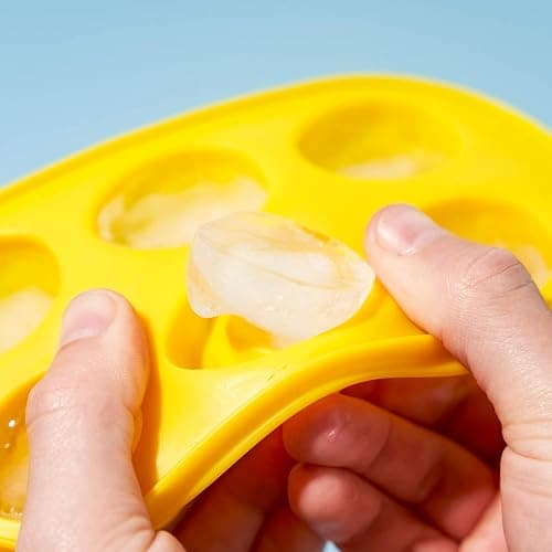 TrueZoo Quack the Ice Duck Ice Cube Tray, Easy Release Silicone Mold for Whiskey, Cocktails, Iced Tea, Jello Shots, Chocolates, Frozen Treats, Novelty Kitchen & Home Bar Gifts, Set of 1, Yellow thumbnail 6