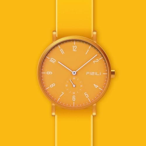 OXFANITE Men's Watch Ultra-Thin Minimalist Waterproof-Fashion Watch for Men or Women with Silicone Band Wrist Watches thumbnail 7