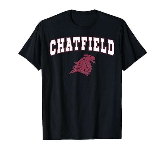 Chatfield Senior High School Chargers T-Shirt C2 T-Shirt - Youth - Pink Heather - Large