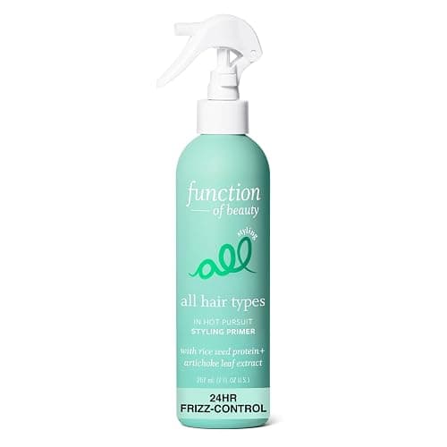 Function of Beauty Heat Protection Spray for Hair - Frizz Control Hair Care | Styling Primer with Flexible Hold - Lightweight Thermal Heat Protectant Spray - Added Shine with Zero Crunch or Residue - Image 1