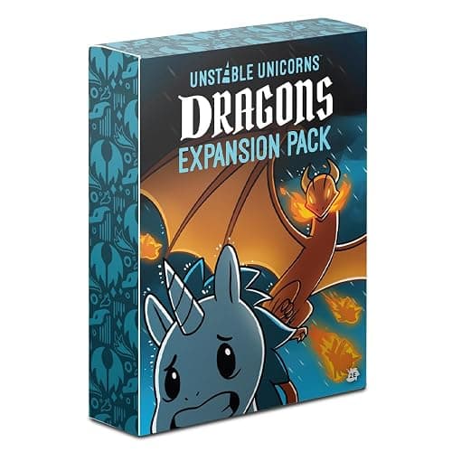 Unstable Games - Unstable Unicorns Dragons Expansion Pack - designed to be added to your Unstable Unicorns Card Game - Image 1