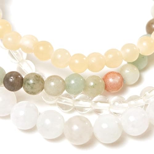 Wendy Kleiner Crystal Bracelet and Crystal Bracelet Stack – Healing Stone Beads – Small Size Beads - Spiritual Energy Jewelry – Elastic, Unisex, Gift-Ready thumbnail 3