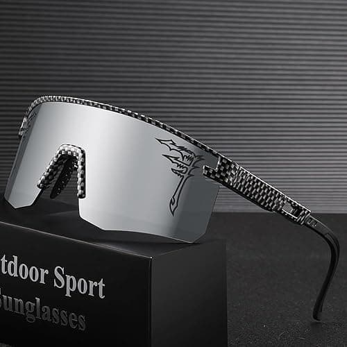 ACEXPNM Two Sizes Baseball Sunglasses For Adults and Youth Boys Girls Kids UV400 Men Women Outdoor Sports Sun Glasses thumbnail 2