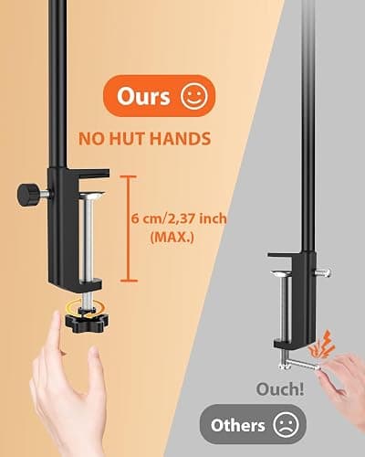 iFalarila 2024 Version Lampe de Bureau 160 LED avec Pince, 3 Modes, Plus Lumineuse, Flexible à 360° avec Adaptateur USB pour Travail, l'Étude ou Lecture thumbnail 6