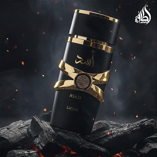 Lattafa Perfumes Asad for Unisex Eau de Parfum Spray, 3.4 Ounce thumbnail 2