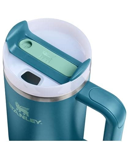 STANLEY Quencher H2.0 Tumbler with Handle and Straw 30 oz | Flowstate 3-Position Lid | Cup Holder Compatible for Travel | Insulated Stainless Steel Cup | BPA-Free | Coastal Teal thumbnail 3