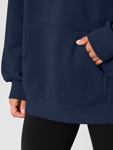 AUTOMET Womens Oversized Hoodies Fleece Trendy Sweatshirts Fall Fashion 2025 Pullover Winter Clothing Outfits thumbnail 5