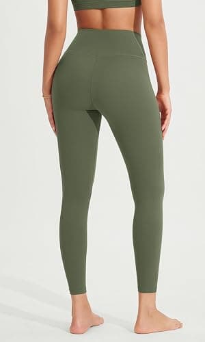 ODODOS Women's Crossover Leggings with Back Pocket, 23" / 25" / 28" Buttery Soft V High Wasit Lounge Yoga Pants thumbnail 3