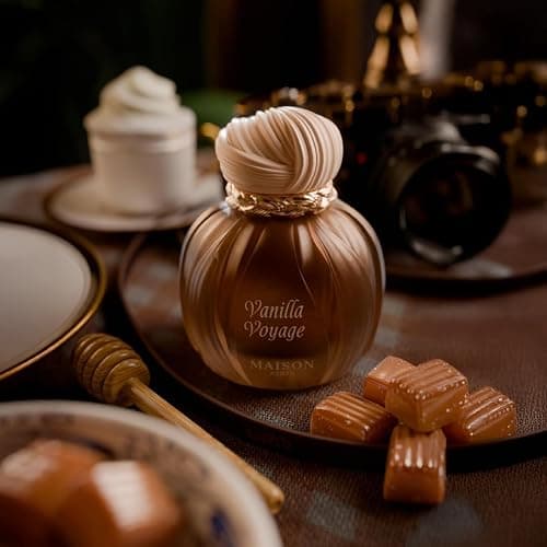 AROMA CONCEPTS | Vanilla Voyage Long Lasting Eau De Parfum EDP 3.4 Fl Oz | Unisex Perfume | Caramel, Jasmine, Tonka & Honey Notes | Luxurious Vanilla Perfume with Musk & Amber thumbnail 4