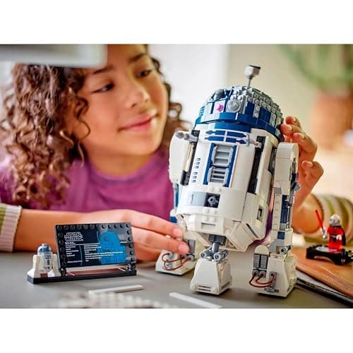 LEGO Star Wars 75379 R2-D2 Building Toy - Play and Display Droid Figure with Rotating Head, Periscope & Tools - incl. a Darth Malak Minifigure - Gift for 10+ Year Old Boys & Adult Fans thumbnail 2